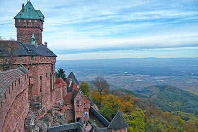 Hohkönigsburg im Elsass/Frankreich