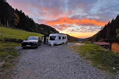 Herrlicher Sonnenuntergang
