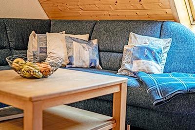 Wohnzimmer mit Kuschelsofa